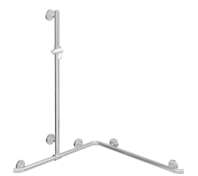 HEWI shower and bathtub handrail with shower holder bar WARM TOUCH 950.35.31054