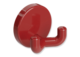 HEWI Doppelhaken Ser 801, d:40mm rubinrot 