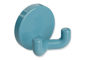 HEWI Doppelhaken Ser 801, d:40mm aquablau 