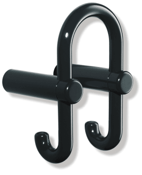 HEWI Grd.D-haken, m.Piktoträg., Haken nach hinten zeigend apfelgrün 