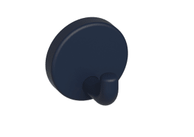 HEWI Wandhaken Ser 801, matt, d:40mm stahlblau 