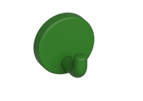 HEWI Wandhaken Ser 801, matt, d:40mm maigrün 