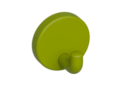 HEWI Wandhaken Ser 801, matt, d:40mm apfelgrün 