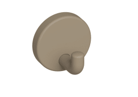 HEWI Wandhaken Ser 801, matt, d:40mm sand 