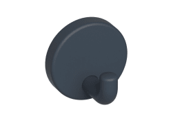 HEWI Wandhaken Ser 801, matt, d:40mm anthrazgr 