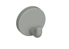 HEWI Wandhaken Ser 801, matt, d:40mm felsgrau 