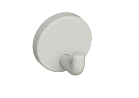 HEWI Wandhaken Ser 801, matt, d:40mm lichtgrau 