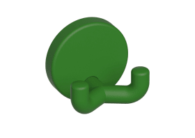 HEWI Doppelhaken Ser 801, matt, d:40mm maigrün 