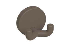 HEWI Doppelhaken Ser 801, matt, d:40mm umbra 