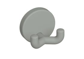 HEWI Doppelhaken Ser 801, matt, d:40mm felsgrau 