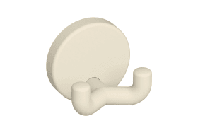 HEWI Doppelhaken Ser 801, matt, d:40mm reinweiß 