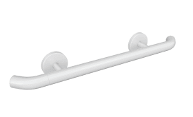 HALTEGRIFF L:600 45° ENDBOGEN UNIFARBEN SIGNALWEIß