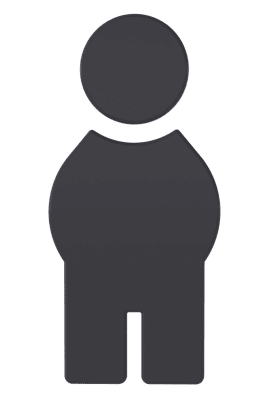 HEWI Symbol "Mann", selbstklebend, 153 mm x 72 mm x 3 mm, hochwertiges Polyamid