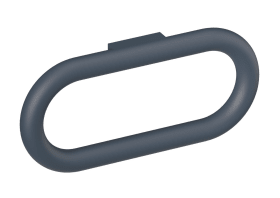 HANDTUCHRING 477 MATT D:28 SCHWENKBAR ANTHRAZITGRAU