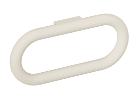 HANDTUCHRING 477 MATT D:28 SCHWENKBAR REINWEIß