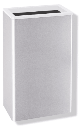 Hewi Papierabfallbehälter 25 L, ohne Deckel, Edelstahl