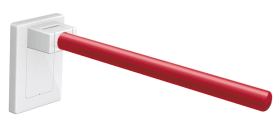 STÜTZKLAPPGRIFF MONO L:600 KS SIGNALWEIß HOLM RUBINROT