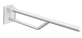 STÜTZKLAPPGRIFF DUO L:700 KS UNIFARBEN SIGNALWEIß