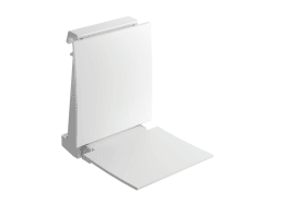 EINHÄNGESITZ B:350 PROFIL D:33 SITZFLÄCHE +EINHÄNG WEIß SIGNALWEIß