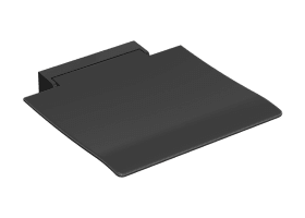 KLAPPSITZ 450 B:450 T:463 SITZFLÄCHE +KONSOLE ANTHRAZIT ANTHRAZITGRAU