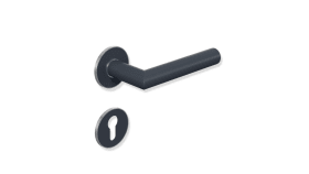 HEWI Zimmergarnitur, X-Ros., Edition matt bicolor Anthrazitgrau