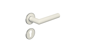 HEWI Zimmergarnitur, X-Ros., Edition matt bicolor Reinweiß