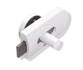 HEWI Verriegelung, FB-Anzeige, durchgehender Vierkant Reinweiß