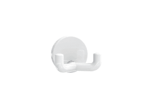 HEWI Doppelhaken Ser 477, d:50mm, eckige Hakenform signalweiß 