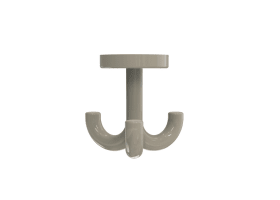 HEWI Dreifachhaken Ser 477, d:50mm, drehbar sand 