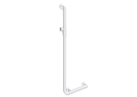 HEWI Winkelgriff, rechts, mit Brausehalter