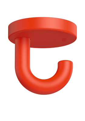 HEWI Haken Ser 477, matt, d:50mm, als Unterkopfhaken koralle 