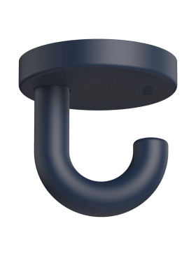 HEWI Haken Ser 477, matt, d:50mm, als Unterkopfhaken stahlblau 