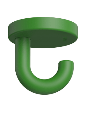 HEWI Haken Ser 477, matt, d:50mm, als Unterkopfhaken maigrün 