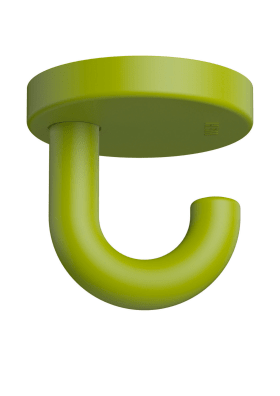 HEWI Haken Ser 477, matt, d:50mm, als Unterkopfhaken apfelgrün 