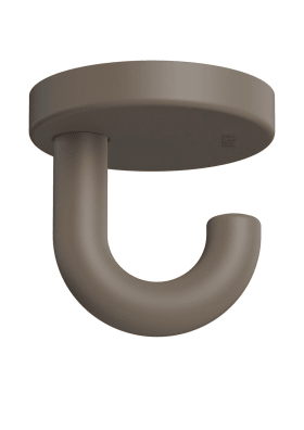 HEWI Haken Ser 477, matt, d:50mm, als Unterkopfhaken umbra 