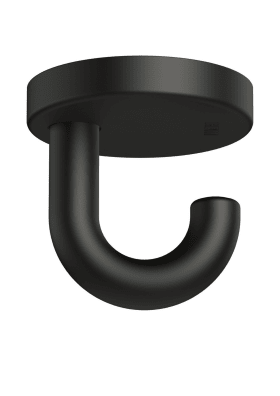 HEWI Haken Ser 477, matt, d:50mm, als Unterkopfhaken tiefschwarz 