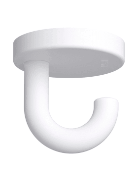 HEWI Haken Ser 477, matt, d:50mm, als Unterkopfhaken signalweiß 