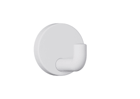 HEWI Wandhaken Ser 477, matt, d:60mm signalweiß 