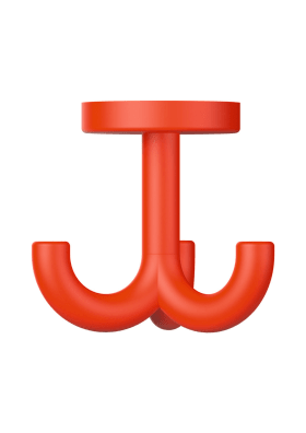 HEWI Dreifachhaken Ser 477,matt,d:50mm, drehb. koralle 