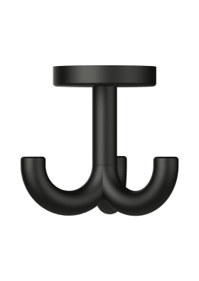 HEWI Dreifachhaken Ser 477,matt,d:50mm, drehb. tiefschwarz 