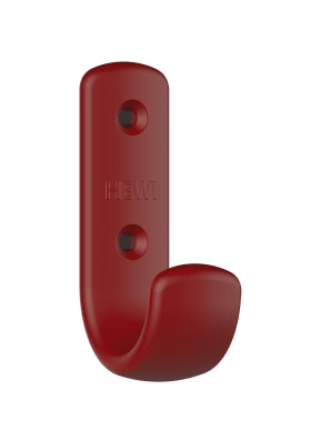 HEWI Garderobenhaken Ser 477, matt, H:75 rubinrot 