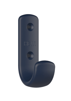 HEWI Garderobenhaken Ser 477, matt, H:75 stahlblau 