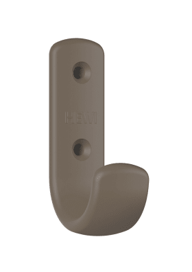 HEWI Garderobenhaken Ser 477, matt, H:75 umbra 