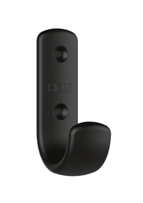 HEWI Garderobenhaken Ser 477, matt, H:75 tiefschwarz 