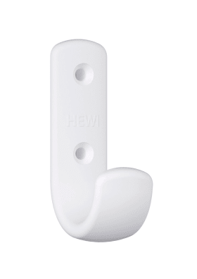 HEWI Garderobenhaken Ser 477, matt, H:75 signalweiß 