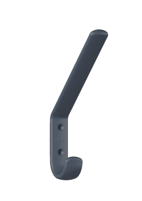 HEWI Garderobenhaken Ser 477, matt, H:165, m.Distanzstück anthrazgr 