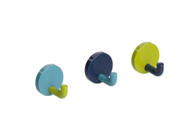 HEWI Einzelhaken Ser 477, Set, d:50mm, Fb. 55/50/74 