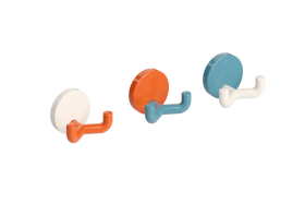 HEWI Doppelhaken Ser 477, d:50mm, eckige Hakenform, Set, Fb. 99/55/36 