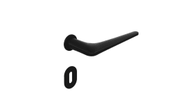 HEWI Zimmergarnitur, PB-Ros., Edition matt mini Tiefschwarz