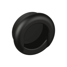 HEWI Einlassmuschel, Ed. matt, Einlassmaße ø35mm x 12mm tiefschwarz 